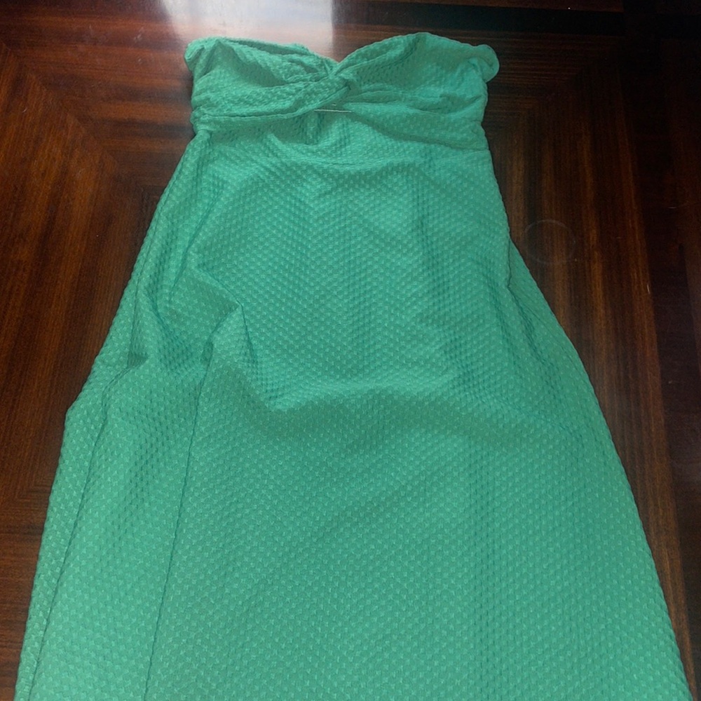 strapless maxi dress
